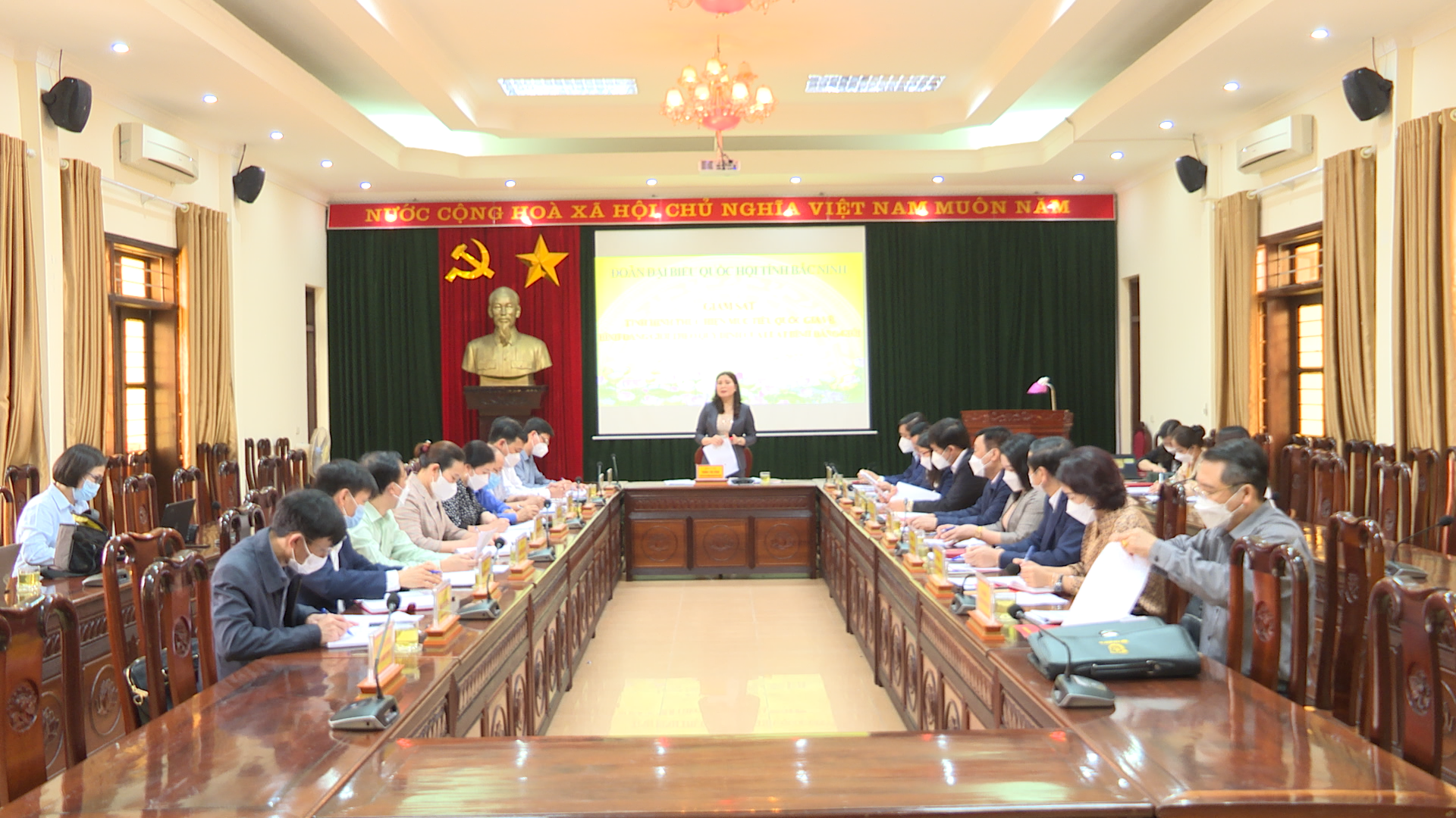 Đoàn đại biểu Quốc hội tỉnh Bắc Ninh giám sát tình hình thực hiện mục tiêu quốc gia về bình đẳng giới.mp4