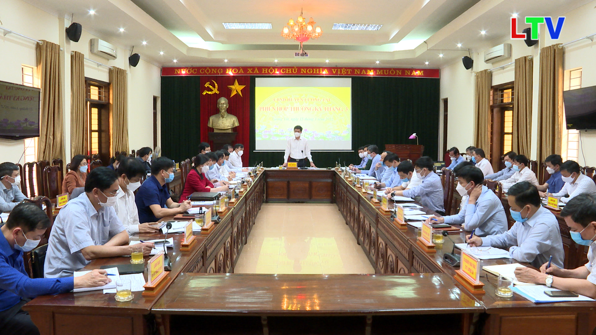 UBND huyện Lương Tài phiên họp thường kỳ tháng 3 năm 2022.mp4