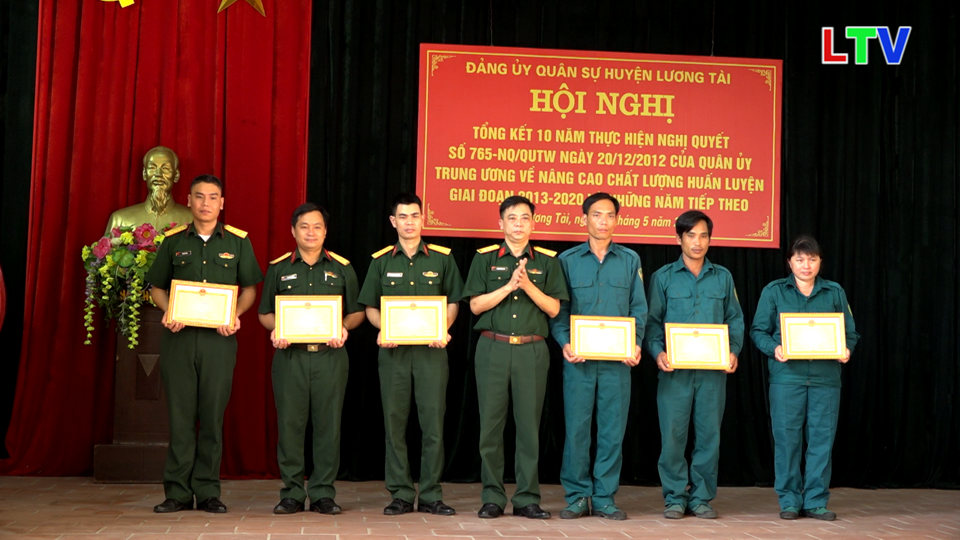 Đảng ủy QS huyện Lương Tài tổng kết 10 năm thực hiện NQ 765 của Quân ủy Trung ương về nâng cao công tác huấn luyện.mp4