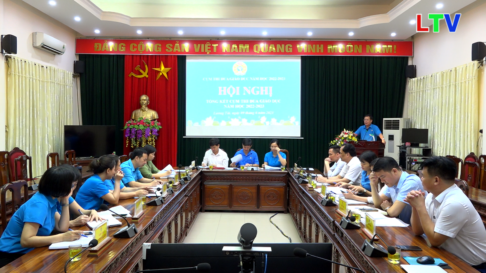 Tổng kết Cụm thi đua giáo dục năm học 2022-2023 tại huyện Lương Tài.mp4