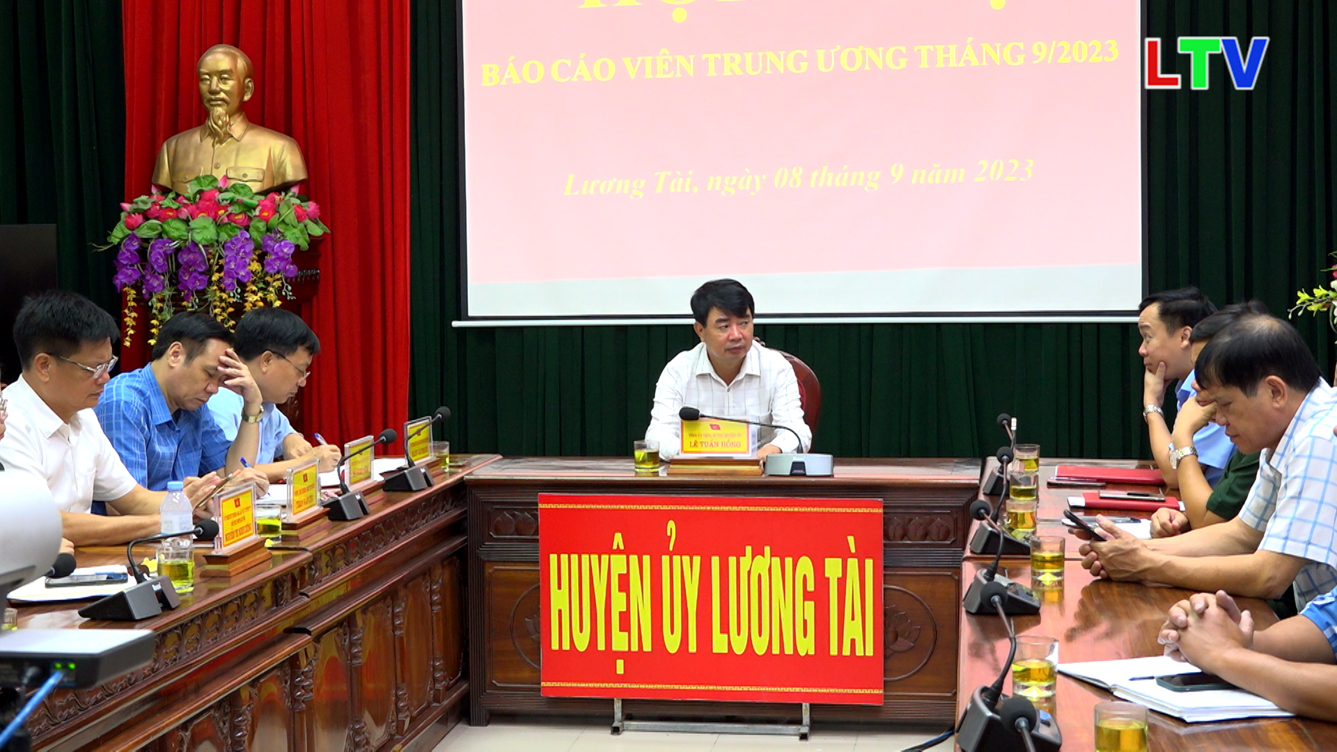 Lương Tài tham dự hội nghị trực tuyến báo cáo viên tháng 9 năm 2023.mp4