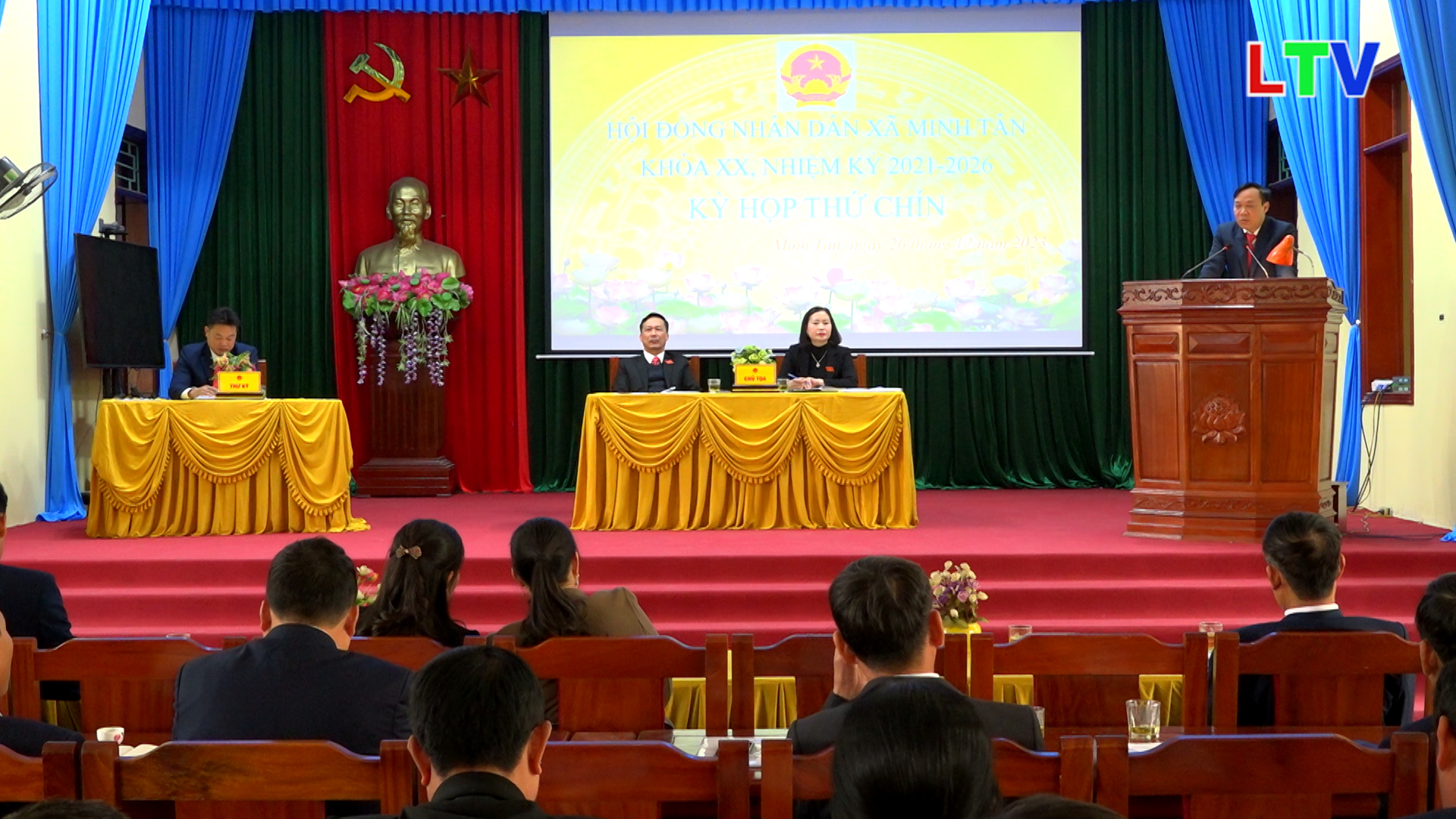 HĐND xã Minh Tân khóa XX, tổ chức kỳ họp thứ 9.mp4